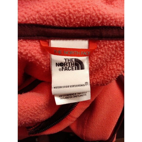 The NORTH FACE women's Full Zip TKA 100 Fleece HOODIE MICROFLEECE Jacket XL - Picture 4 of 5